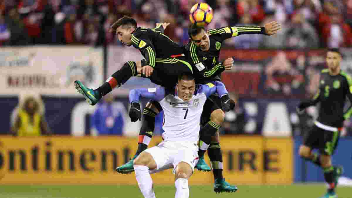 США стартовали с поражения от Мексики в квалификации ЧМ-2018