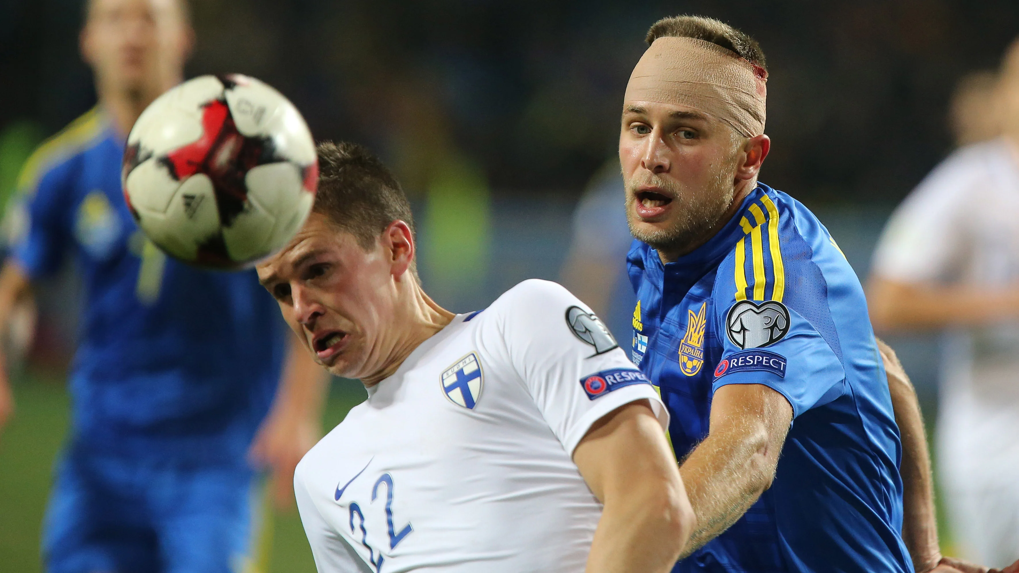 Сборная Украины получила непростую победу над Финляндией / Фото: Евгений Кравс