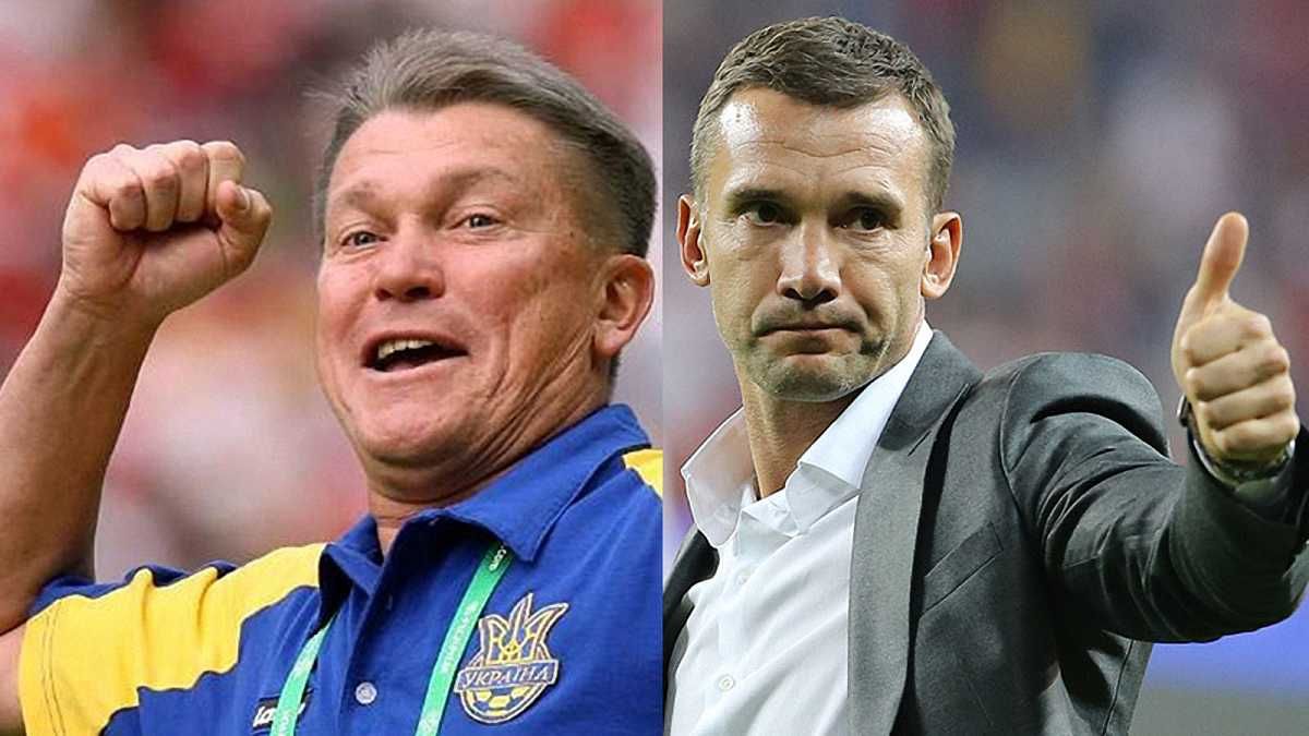Олег Блохін та Андрій Шевченко