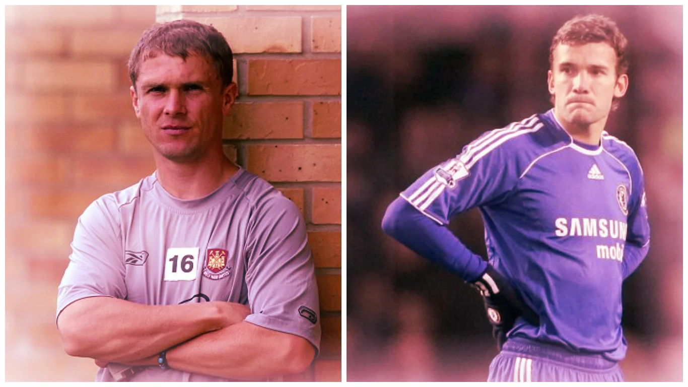 Сергій Ребров та Андрій Шевченко в період лондонської прописки