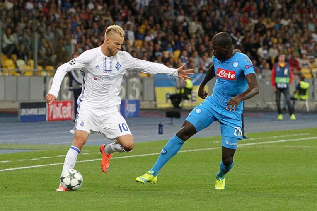 Ярмоленко у матчі з "Наполі" / getty images