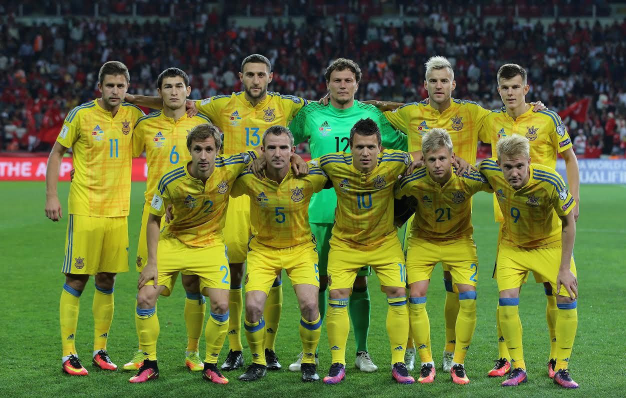 Сборная Украины в форме от adidas