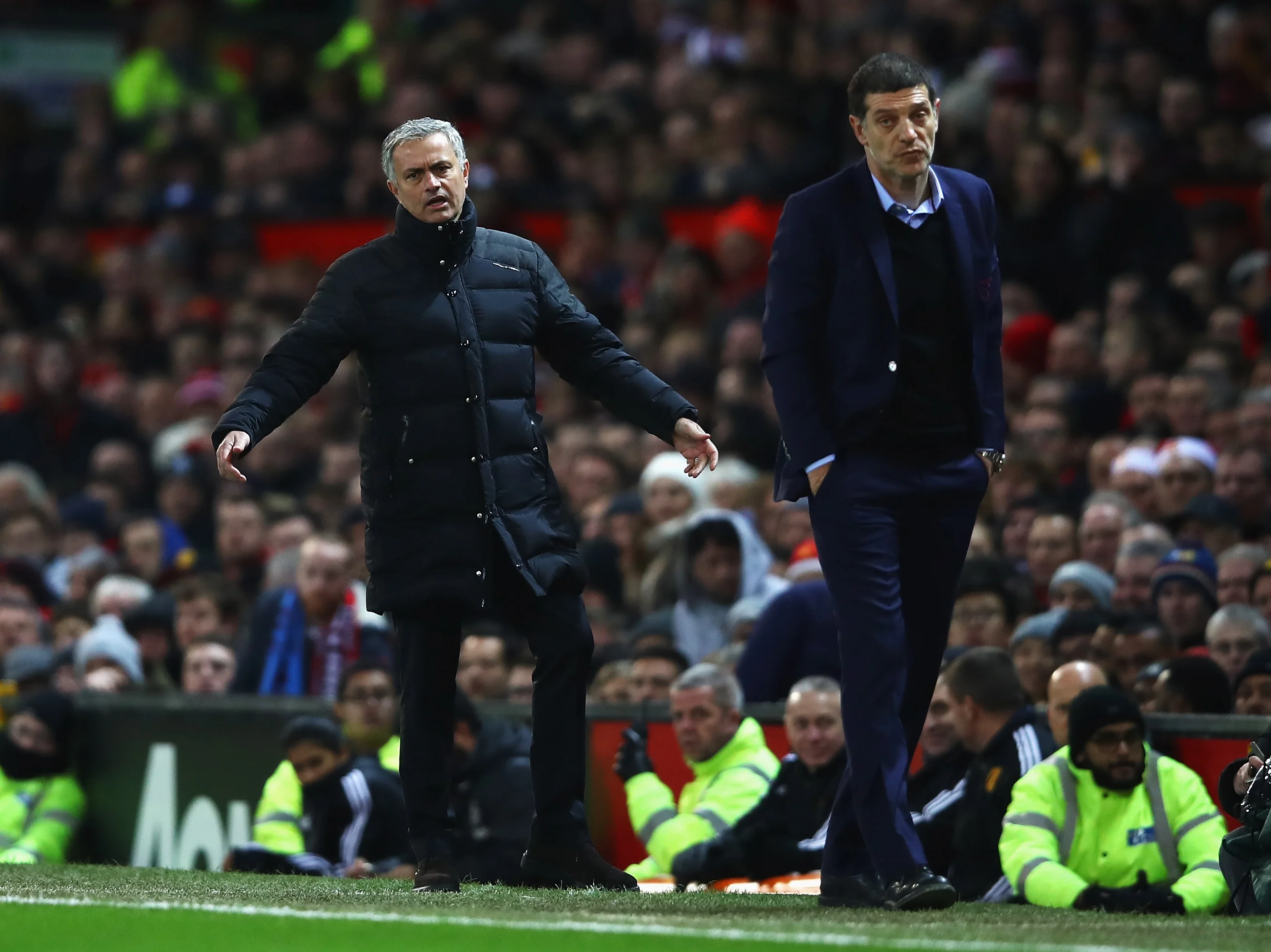 Моуринью в матче против "Вест Хэма" / getty images