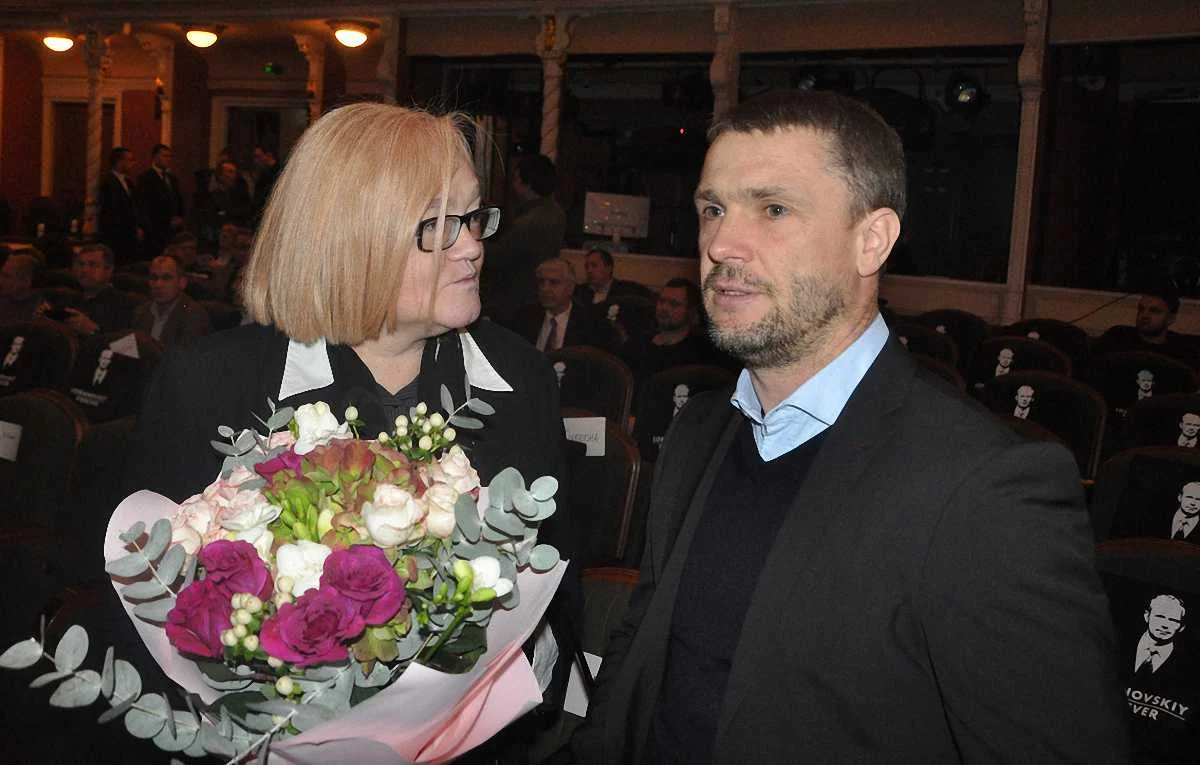 Світлана Лобановська і Сергій Ребров / фото В. Перегняк