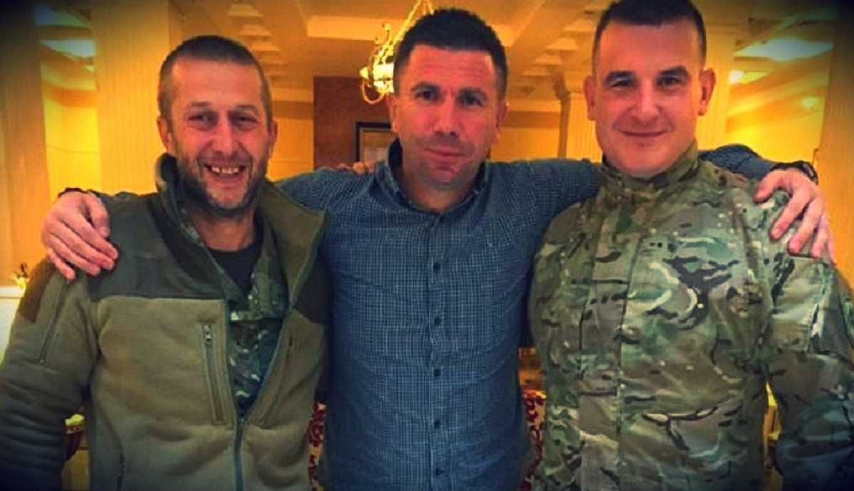 Івіца Піріч з українськими воїнами / Facebook