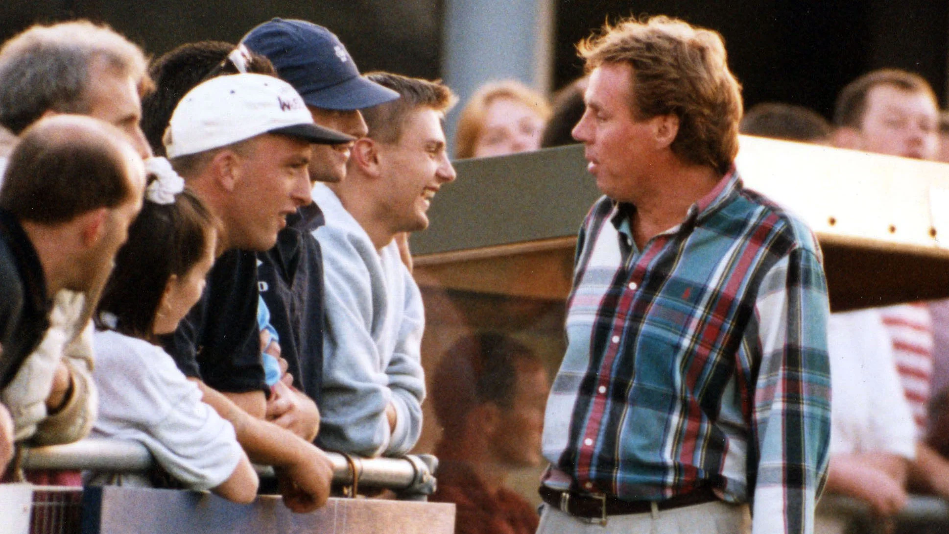 Стив Дэвис (в белом кашкете) и Харри Реднапп / фото Стива Бейкона