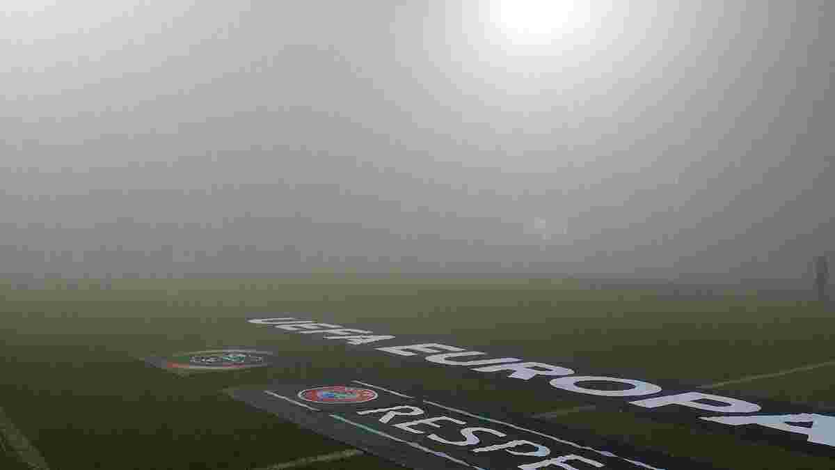 Матч "Сассуоло" – "Генк" перенесено через туман