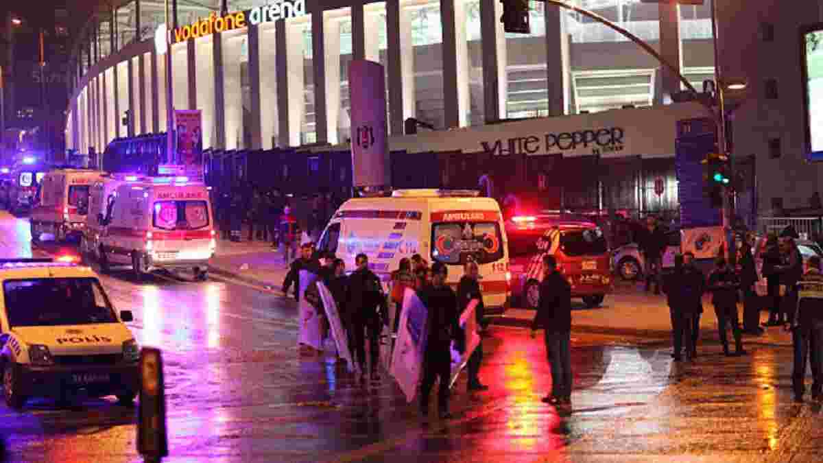 Теракт біля стадіону "Бешикташа": 29 людей загинуло, 166 отримали поранення
