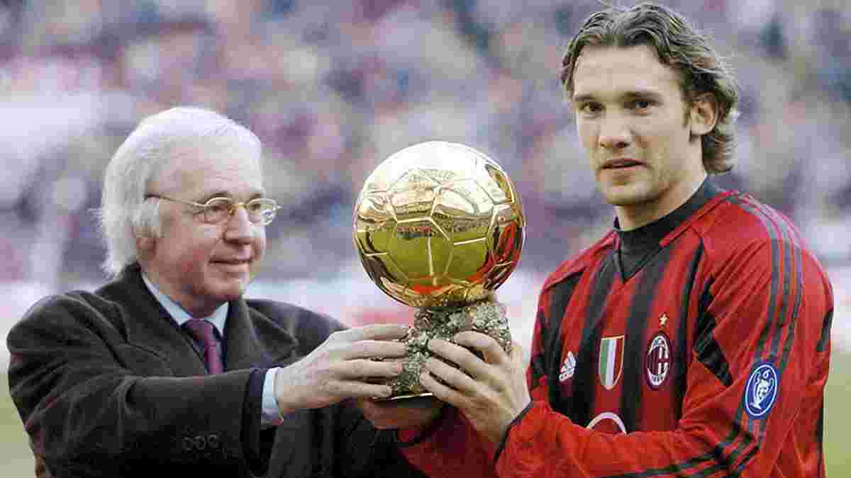 13 декабря 2004 года Андрей Шевченко получил "Золотой мяч"