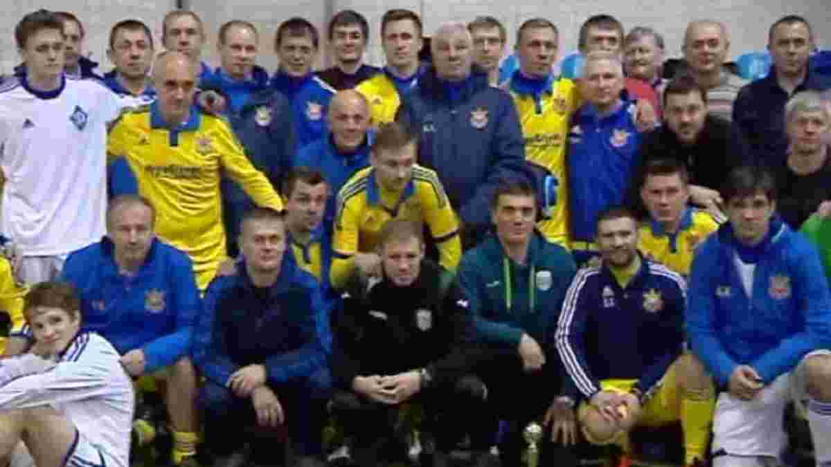 Команда ветеранов сборной Украины победила на турнире памяти Андрея Гусина
