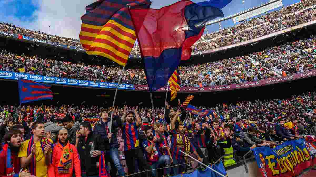 "Барселона" лідирує у Європі за відвідуваністю домашніх матчів у сезоні-2016/17