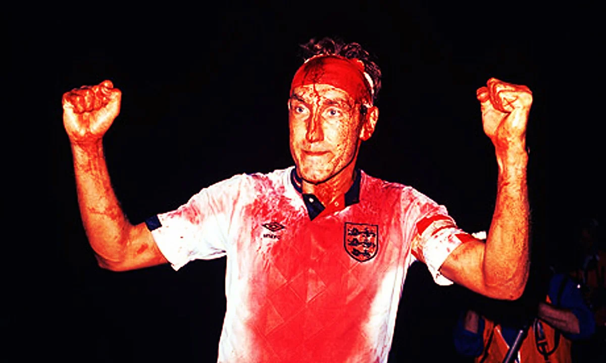 Терри Бутчер в легендарном матче против Швеции
