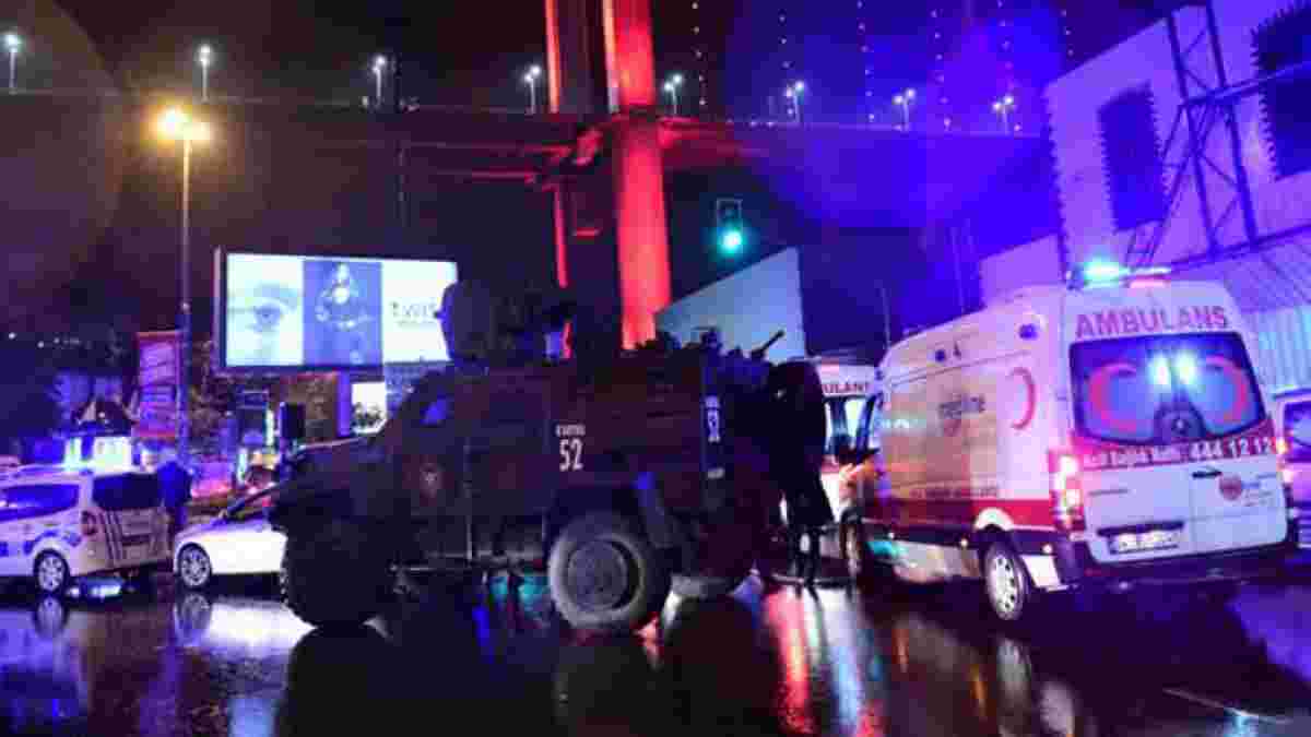 Туран, "Бешикташ", "Фенербахче" прокомментировали теракт в ночном клубе Стамбула в новогоднюю ночь
