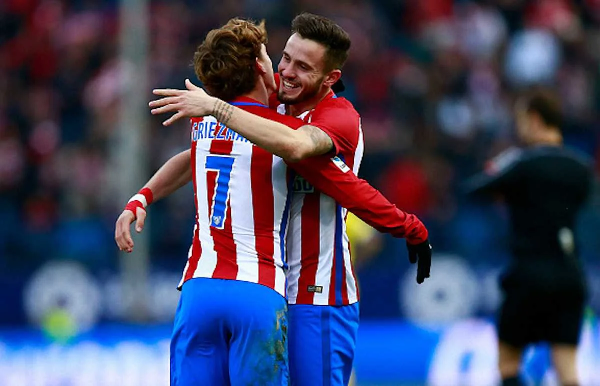 Антуан Гризманн и Сауль Ньигес / Getty Images