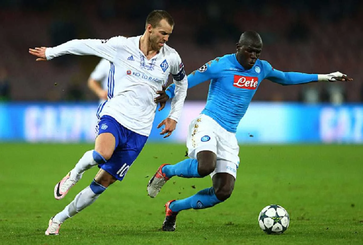 Ярмоленко в матче с "Наполи" / getty images