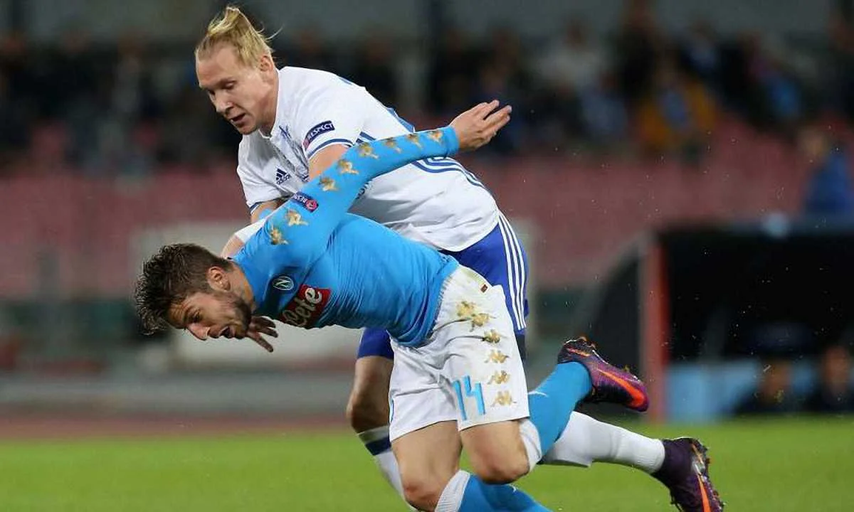 Домагой Вида в матче против "Наполи" показал себя