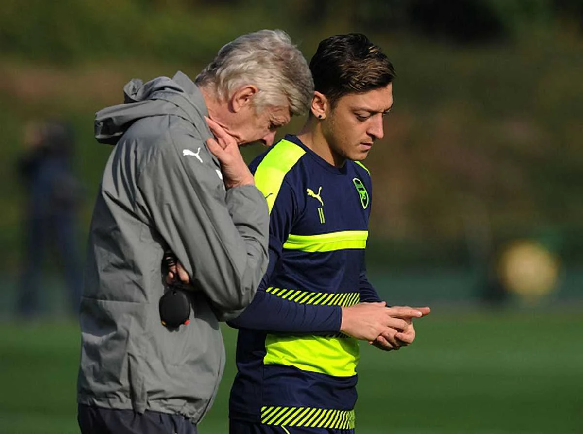 Арсен Венгер и Месут Озил