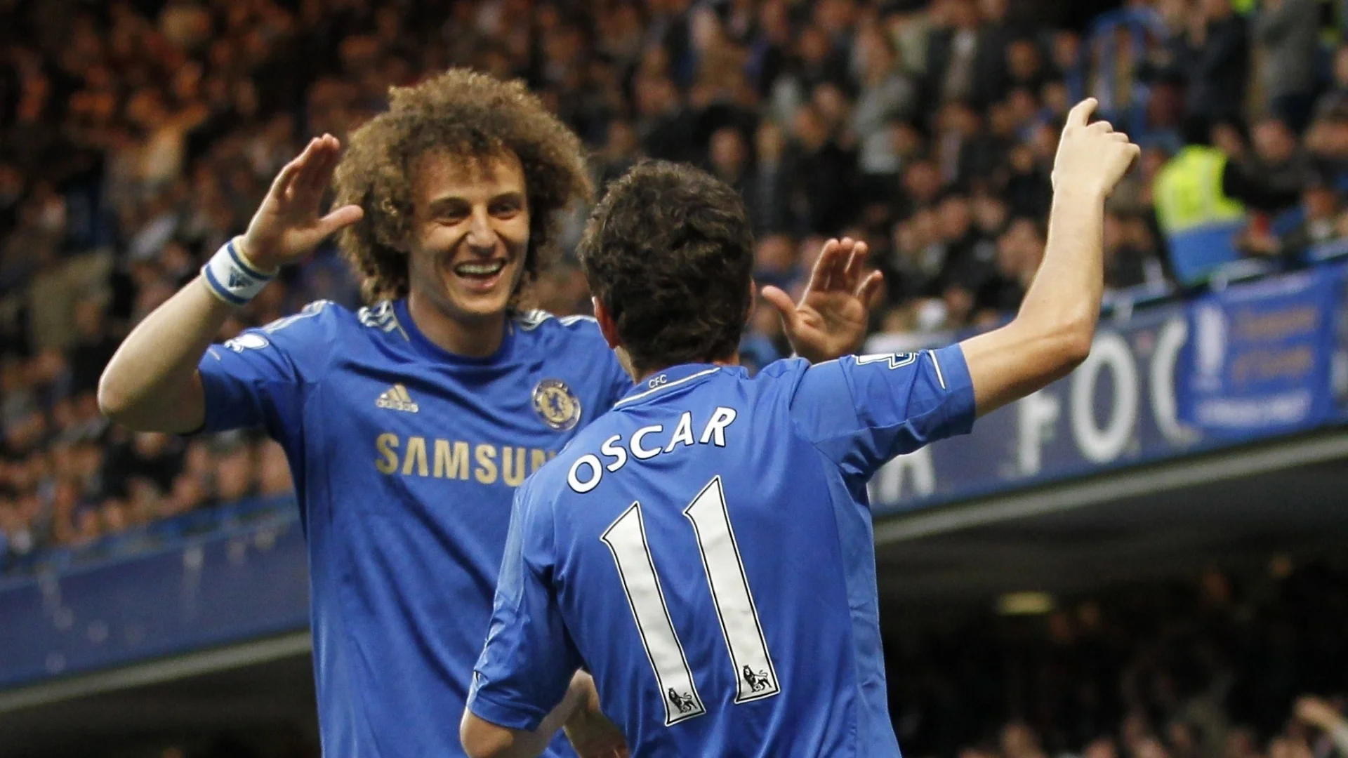 Давід Луїс та Оскар / getty images