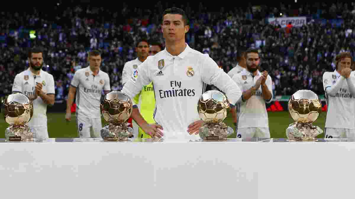 Роналду представил болельщикам свои 4 "Золотых мяча" перед матчем "Реал" – "Гранада"