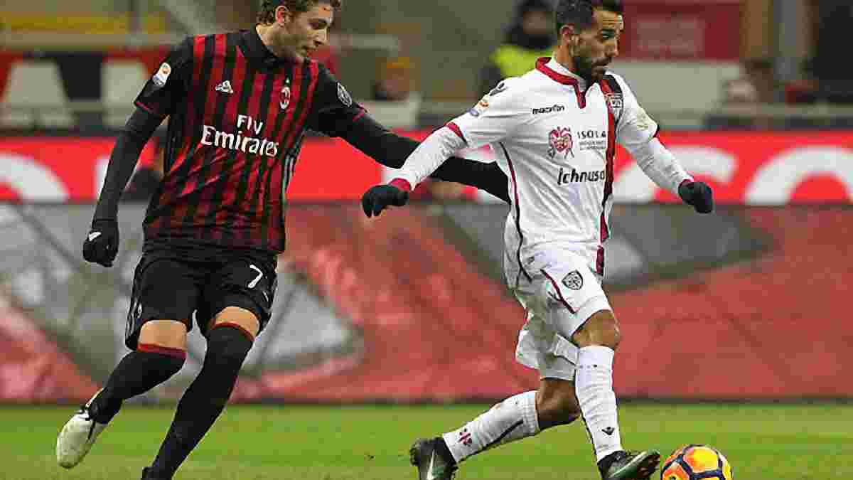 "Милан" обыграл "Кальяри" благодаря голу Бакки на последних минутах матча