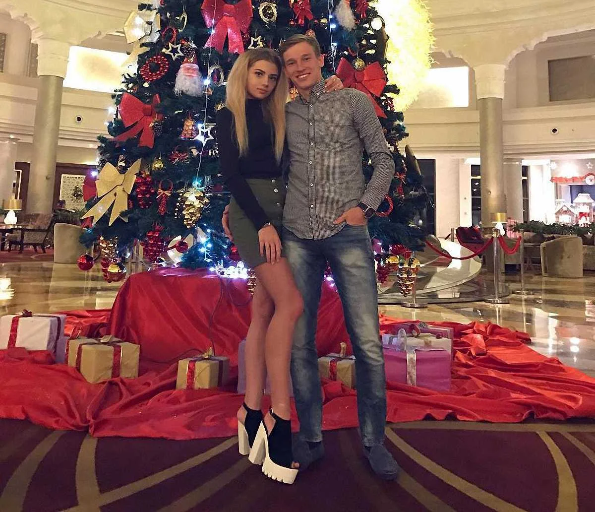 Валерій Лучкеивч з коханою