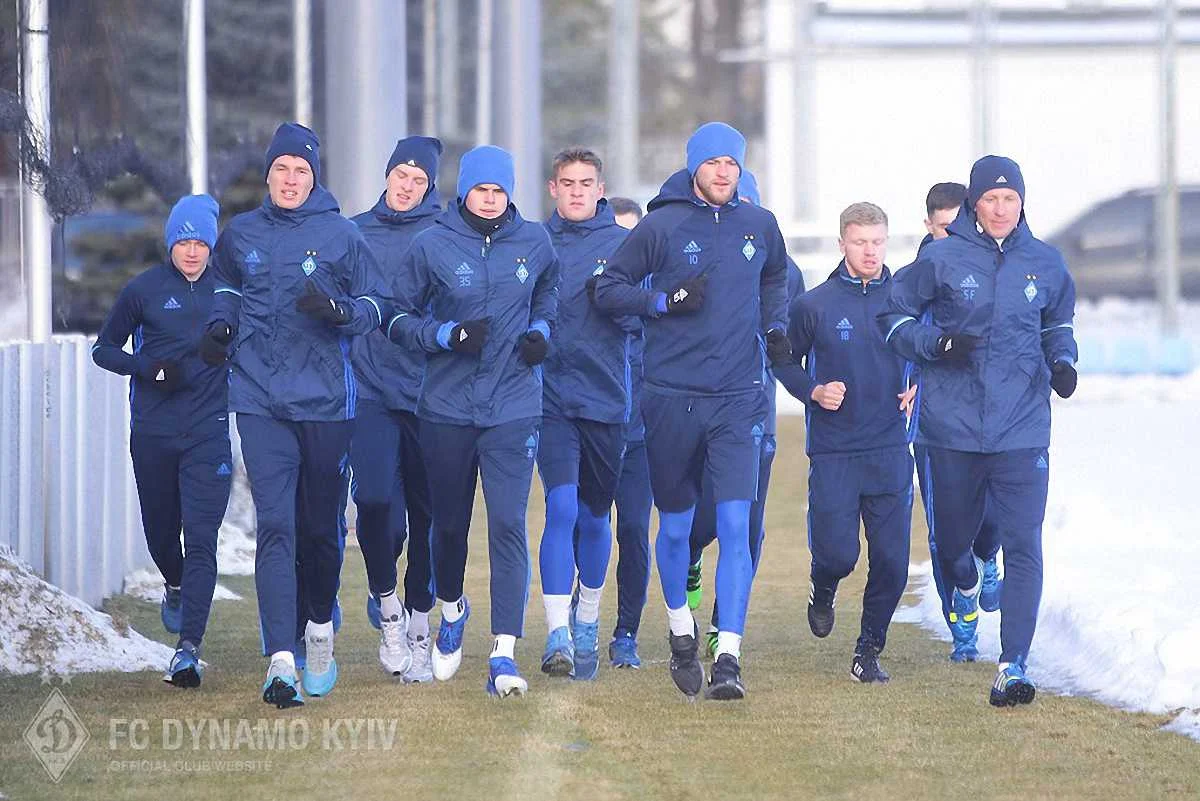 "Динамо" провело первую тренировку в 2017 году / Официальный сайт "Динамо"