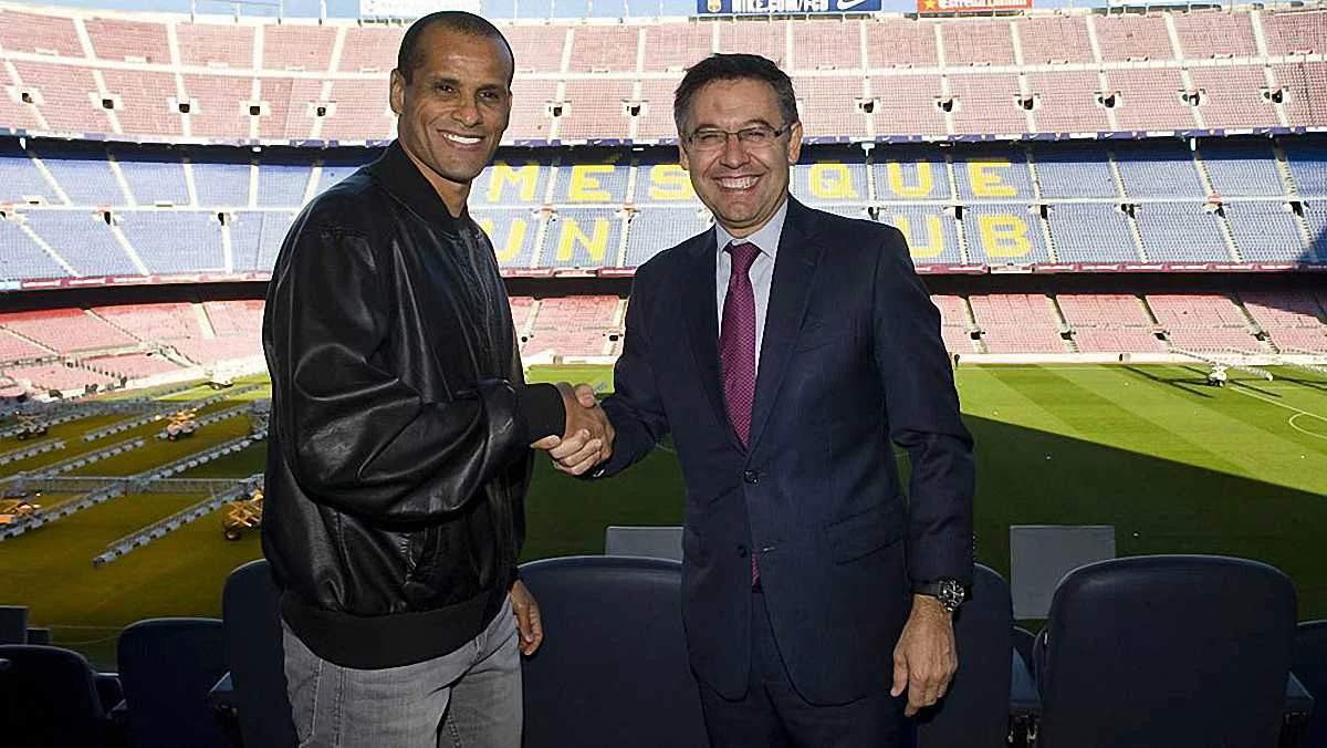 Рівалдо з Бартомеу / фото ФК "Барселона"