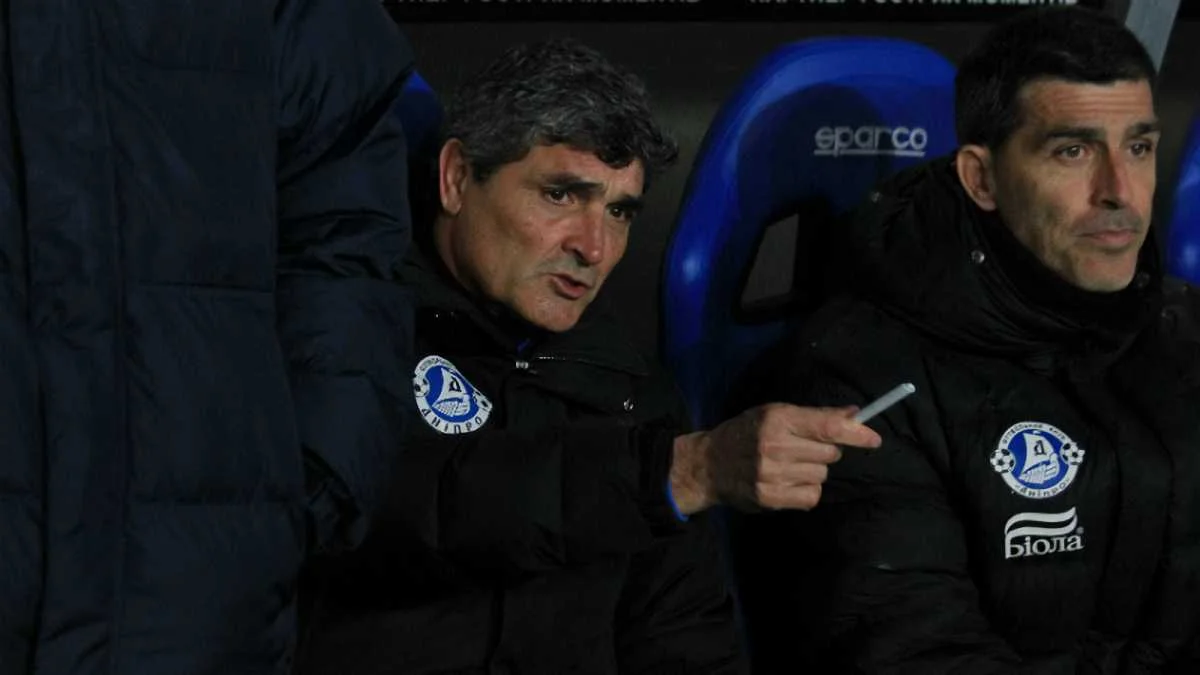 Хуанде Рамос с ассистентом в "Днепре"