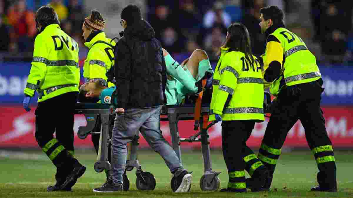 Бускетс получил серьезную травму в матче "Эйбар" – "Барселона"