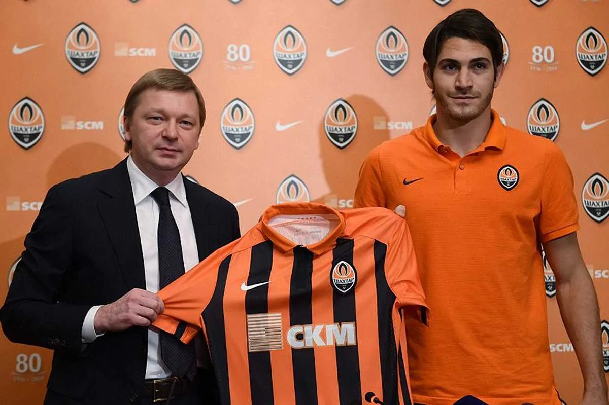 Сергій Палкін і Густаво Бланко-Лещук / фото ФК Шахтар