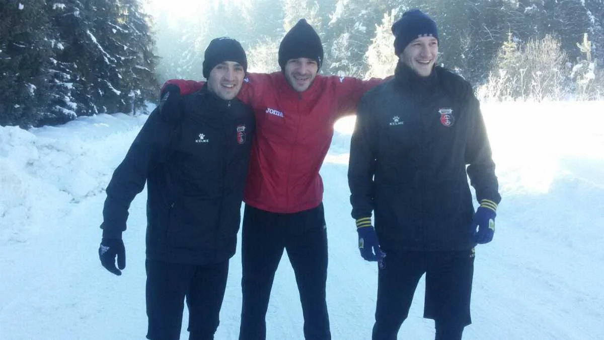 Игроки "Вереса" на сборах/ фото ФК Верес