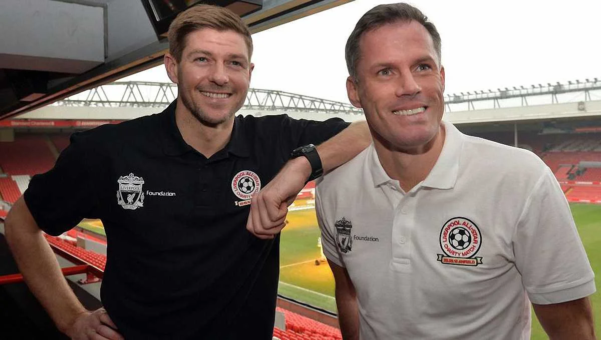 Стівен Джеррард та Джеймі Каррагер