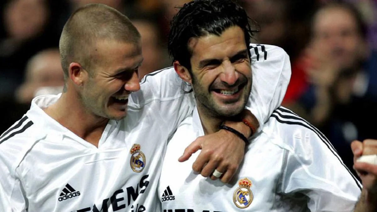 Бекхем та Фігу в "Реалі"