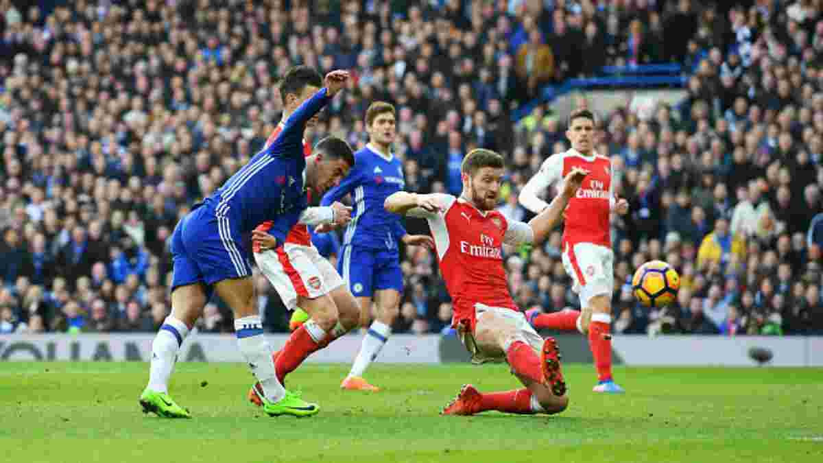 Азар забил шикарный гол "Арсеналу" после сольного прохода с центра поля