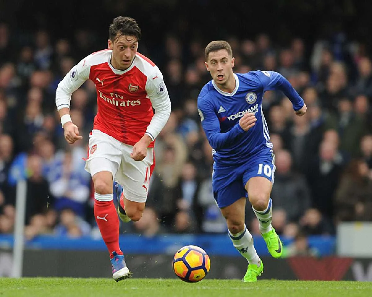 Озил и Азар/ Getty Images