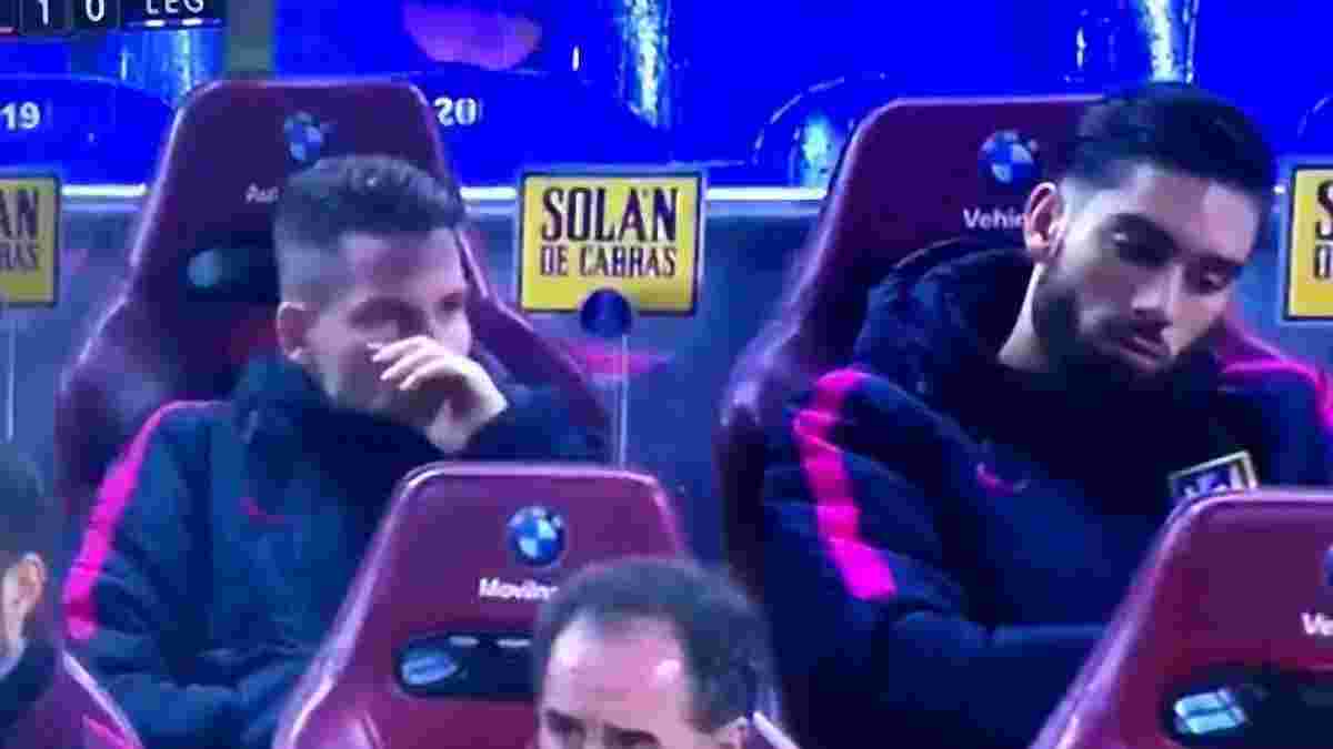 Как Феррейра-Карраско едва не уснул во время матча "Атлетико" – "Леганес"