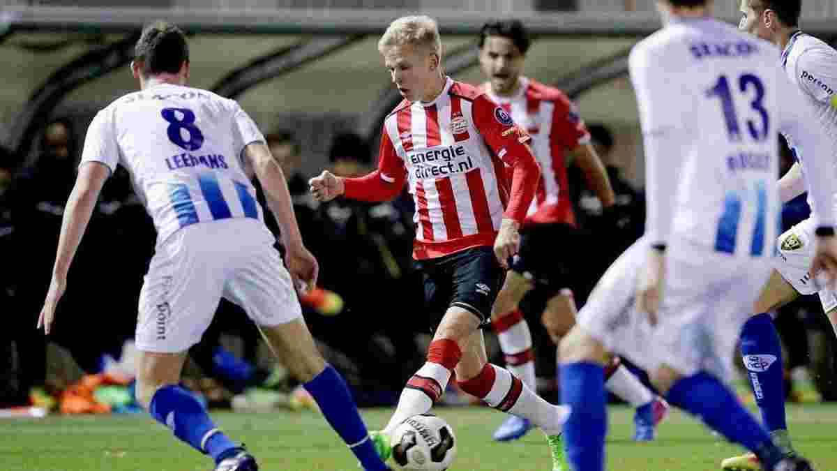 Зинченко помог молодежной команде ПСВ одержать победу в матче второго дивизиона Нидерландов