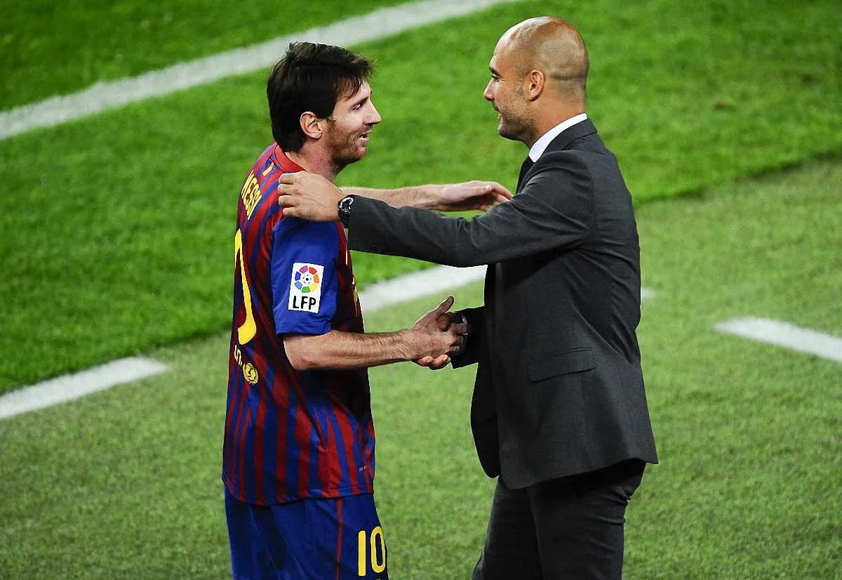 Месси и Гвардиола