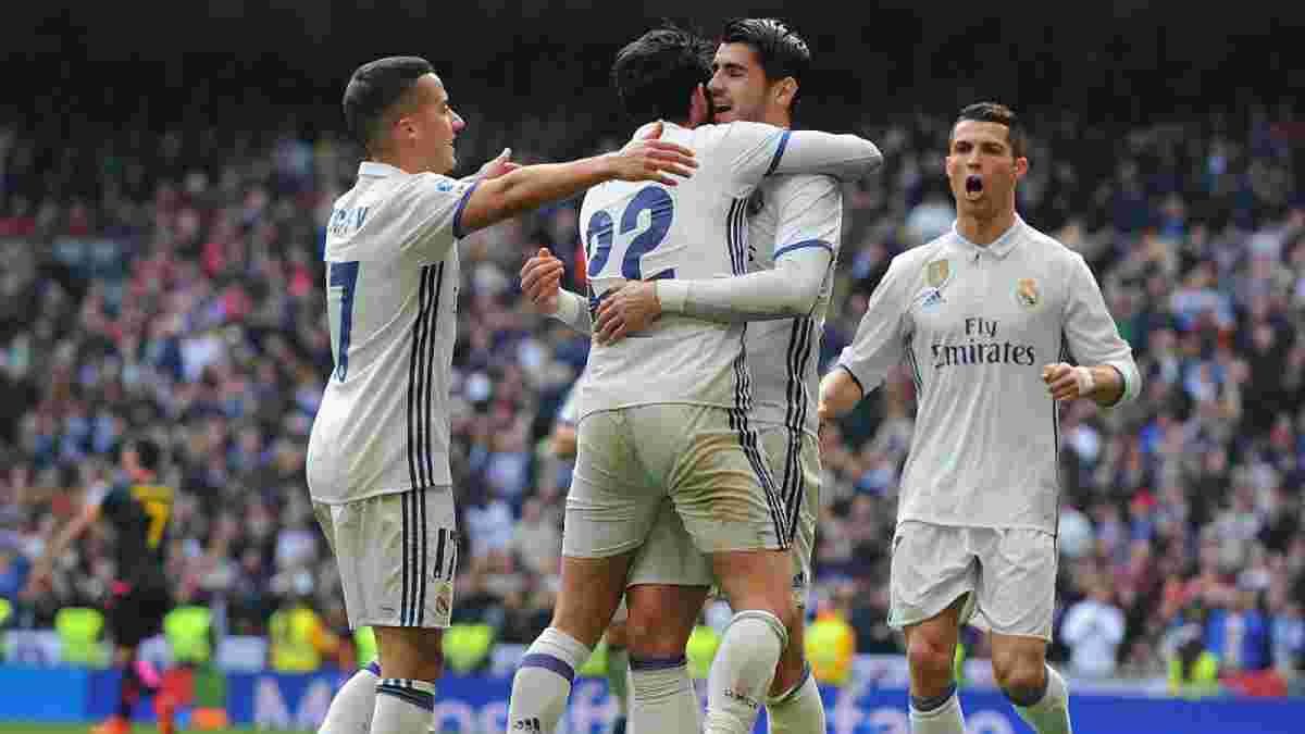 "Реал" установил исторический клубный рекорд, забив в 42 матчах подряд