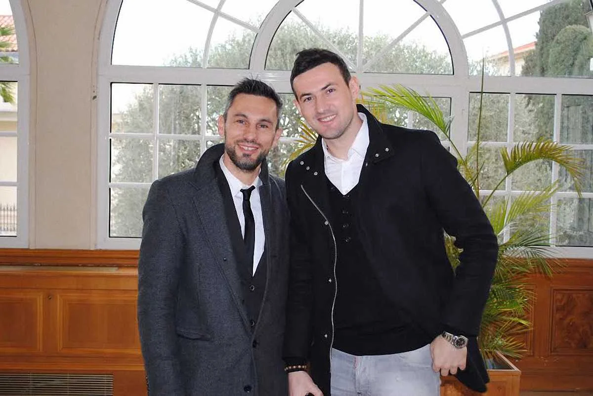 Єрко Мікуліч (ліворуч) із Даніелем Субашичем