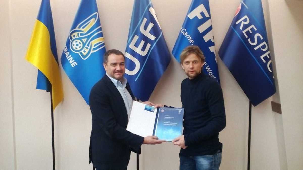 Андрей Павелко и Анатолий Тимощук