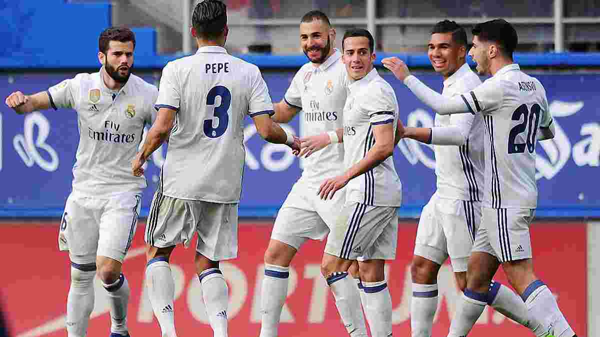 "Реал" побеждает во всех матчах Примеры 2016/17, когда не играет Роналду