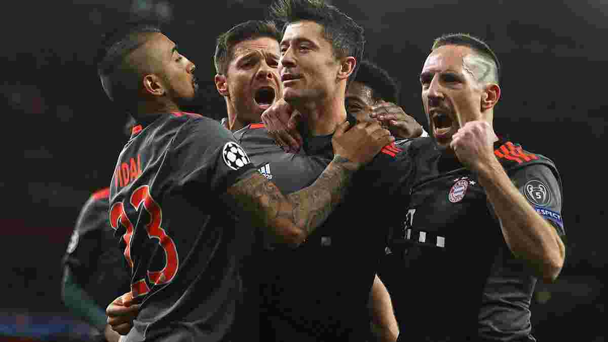 "Бавария" снова поиздевалась над "Арсеналом" и легко прошла в четвертьфинал Лиги чемпионов
