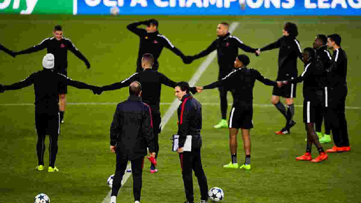 Гравці ПСЖ продемонстрували незвичну гру у квадрат перед матчем з "Барселоною"