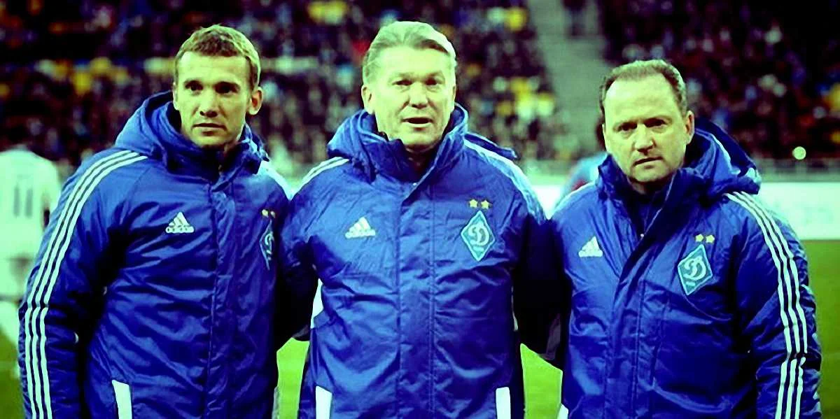 Три богатыря: Андрей Шевченко, Олег Блохин, Игорь Беланов