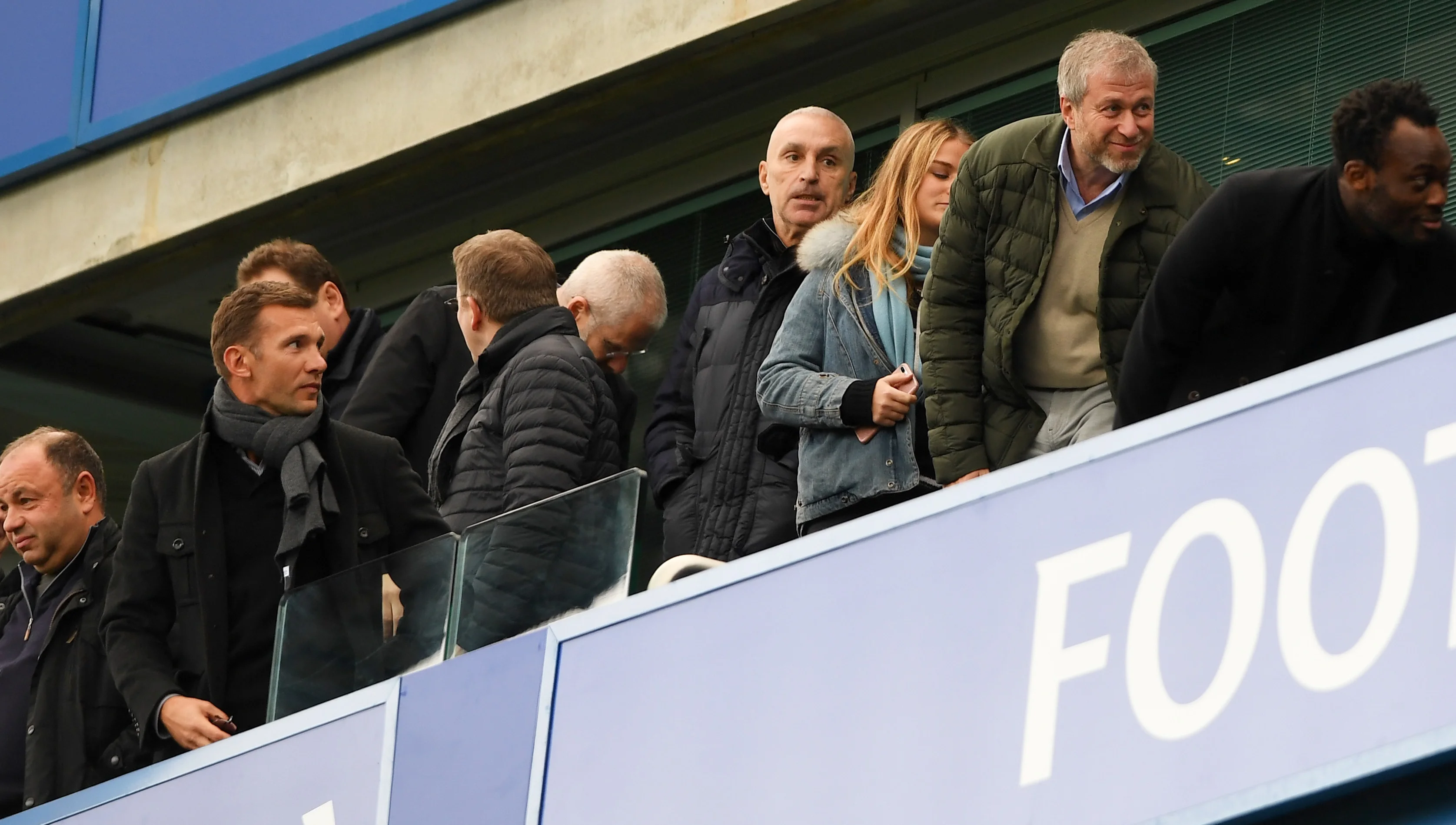 Шевченко и Ярославский в компании Абрамовича / Getty Images