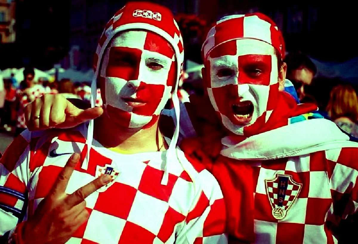 Пристрасні уболівальники збірної Хорватії