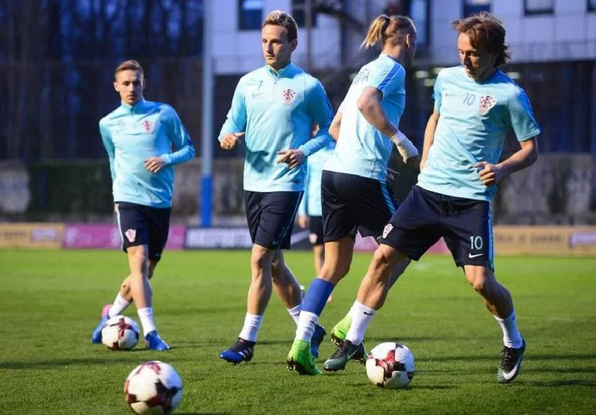 Хорваты на тренировке / vecernji.hr