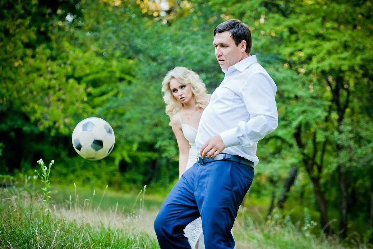 Геннадий Хроль на собственной свадьбе