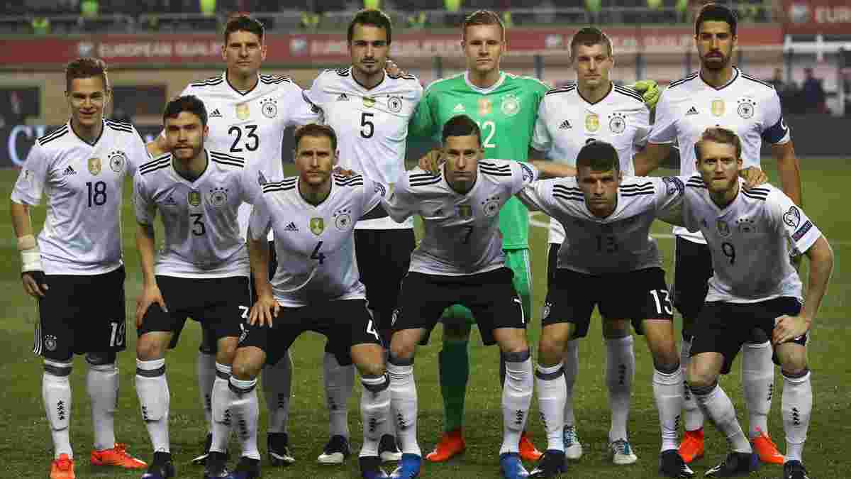 Германия уверенно победила Азербайджан